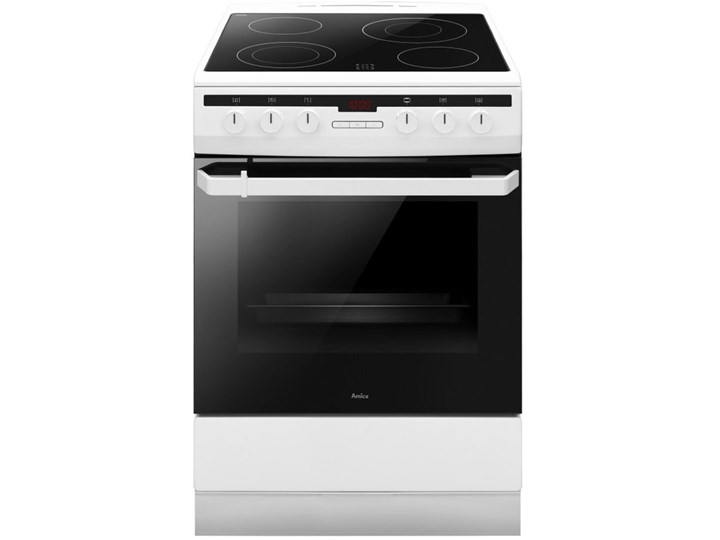 AMICA 618CE3.332HTaQ (W) Szerokość 60 cm Rodzaj płyty grzewczej Ceramiczna Kategoria Kuchenki elektryczne