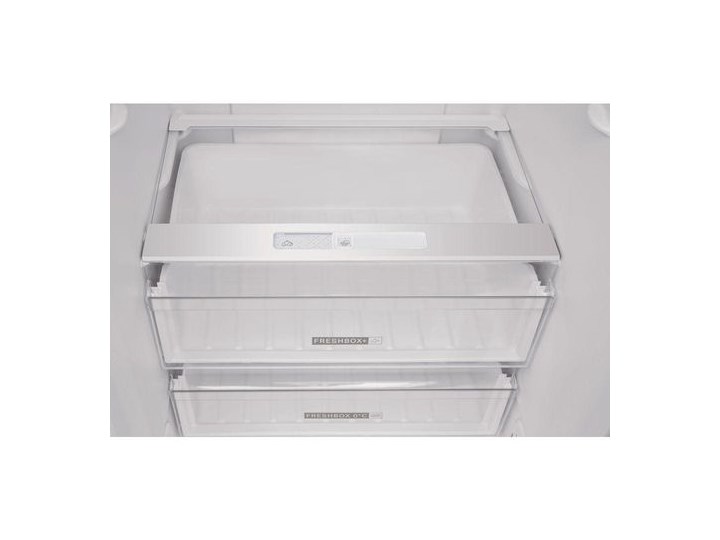 WHIRLPOOL W7 921I OX NoFrost Srebrna Wysokość 201 cm Dwudrzwiowe Szerokość 59,6 cm Wysokość 200 cm Szerokość 55 cm Jednodrzwiowe Kategoria Lodówki