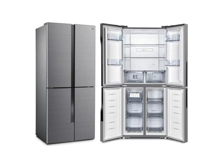 GORENJE NRM8181MX NoFrost Szerokość 79 cm Kategoria Lodówki Dwudrzwiowe Wysokość 181,6 cm Wysokość 181 cm Wysokość 180 cm Szerokość 79,5 cm Szerokość 70 cm Szerokość 79,4 cm Kolor Szary