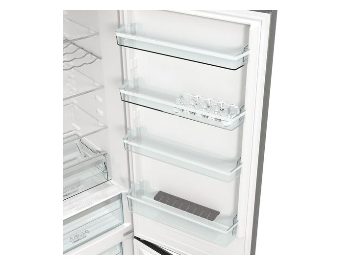 GORENJE NRK6202AXL4 NoFrost Srebrna Wysokość 200 cm Jednodrzwiowe Szerokość 60 cm Dwudrzwiowe Kolor Srebrny