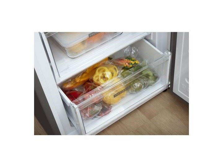 WHIRLPOOL W7 921I OX NoFrost Srebrna Szerokość 55 cm Wysokość 201 cm Szerokość 59,6 cm Dwudrzwiowe Wysokość 200 cm Jednodrzwiowe Kolor Srebrny
