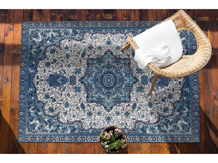 Dywan ogrodowy piękny wzór Perska abstrakcja Prostokątny Dywany 80x120 cm 60x90 cm Winyl Pomieszczenie Balkon i taras