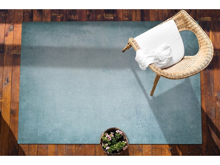 Nowoczesny dywan outdoor wzór Niebieski beton 80x120 cm 60x90 cm Winyl Dywany Prostokątny Pomieszczenie Salon