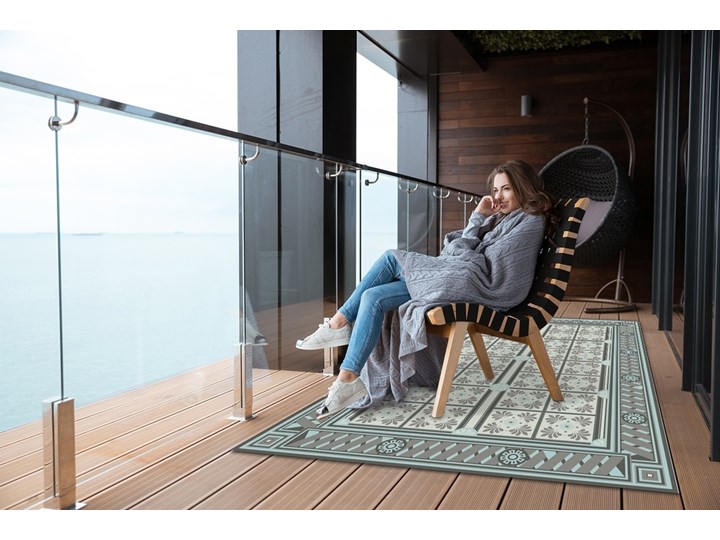Dywan ogrodowy piękny wzór Skandynawski styl 60x90 cm Prostokątny 80x120 cm Dywany Winyl Pomieszczenie Przedpokój