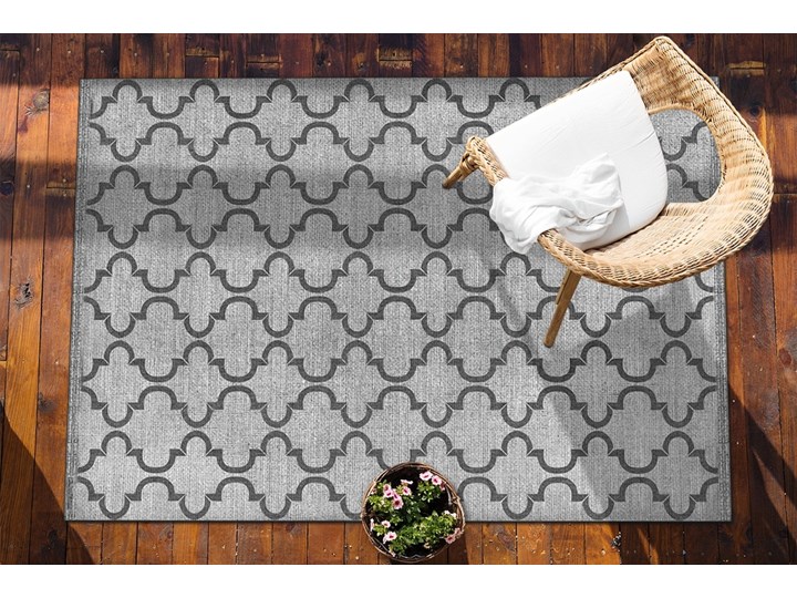 Dywan ogrodowy wzór Orientalny geometryczny wzór 60x90 cm 80x120 cm Dywany Prostokątny Winyl Kategoria Dywany