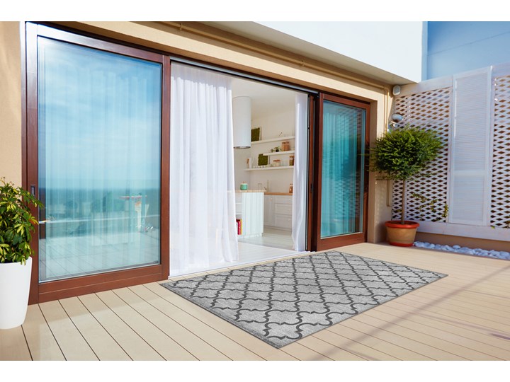 Dywan ogrodowy wzór Orientalny geometryczny wzór 60x90 cm Dywany 80x120 cm Winyl Kategoria Dywany Prostokątny Pomieszczenie Balkon i taras