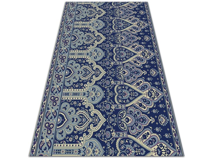 Dywan ogrodowy piękny wzór Indyjska tekstura 60x90 cm Prostokątny Dywany Winyl 80x120 cm Pomieszczenie Sypialnia