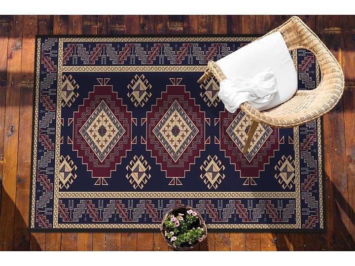 Piękny dywan zewnętrzny Abstrakcja geometryczna Dywany 60x90 cm Winyl 80x120 cm Kategoria Dywany Prostokątny Pomieszczenie Przedpokój