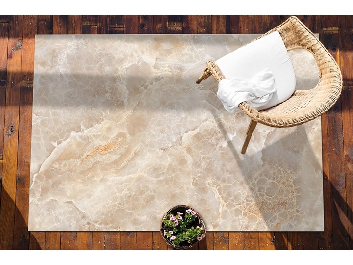 Nowoczesny dywan na balkon wzór Rdzawy marmur 80x120 cm 60x90 cm Dywany Prostokątny Winyl Kategoria Dywany Pomieszczenie Kuchnia