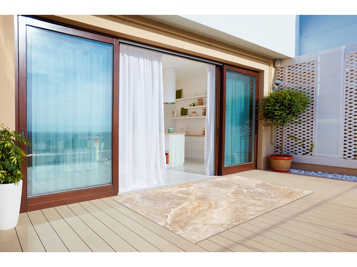 Nowoczesny dywan na balkon wzór Rdzawy marmur Winyl Prostokątny Dywany 80x120 cm 60x90 cm Kategoria Dywany