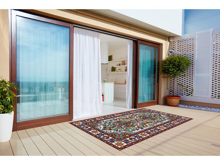 Nowoczesna wykładzina tarasowa Wielokolorowe wzory 80x120 cm Pomieszczenie Balkon i taras 60x90 cm Prostokątny Winyl Dywany Kolor Wielokolorowy