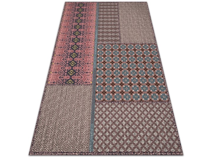 Nowoczesny dywan na balkon wzór Aztecki deseń 60x90 cm Kategoria Dywany Winyl Dywany Prostokątny 80x120 cm Pomieszczenie Sypialnia