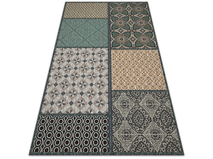 Dywan na taras do ogrodu na balkon Różne tekstury Pomieszczenie Przedpokój Prostokątny 60x90 cm 80x120 cm Dywany Winyl Kategoria Dywany