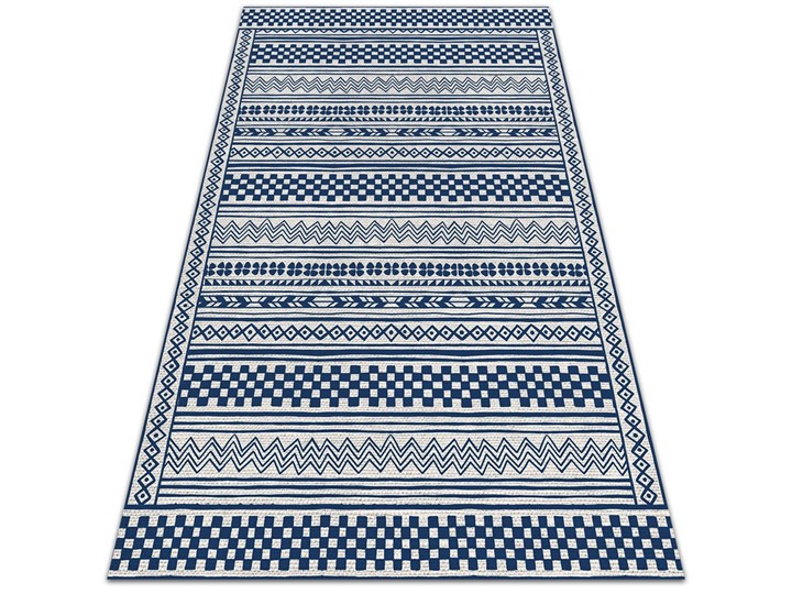 Nowoczesny dywan tarasowy Geometryczny szlaczek Winyl Dywany 60x90 cm 80x120 cm Prostokątny Pomieszczenie Balkon i taras Pomieszczenie Salon