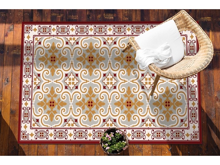 Nowoczesny dywan outdoor wzór Orientalny styl Dywany Prostokątny Winyl 80x120 cm 60x90 cm Pomieszczenie Sypialnia
