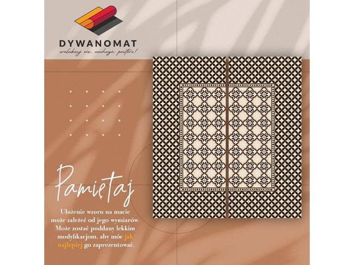 Wewnętrzny dywan winylowy Drobny wzorek 80x120 cm 60x90 cm Dywany Kategoria Dywany
