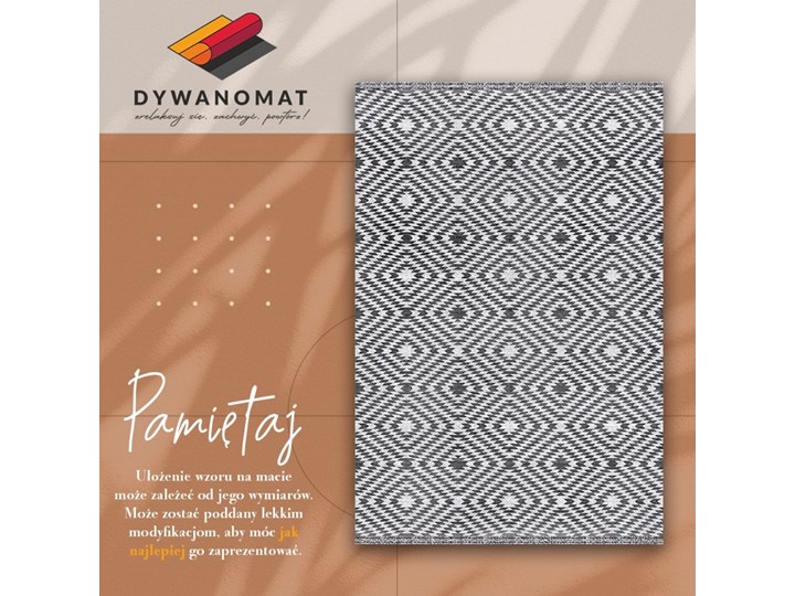 Dywan winylowy do domu Tureckie diamenty 80x120 cm Kategoria Dywany Dywany 60x90 cm Kolor Szary