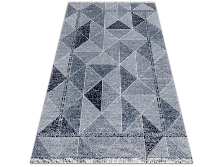 Wewnętrzny dywan winylowy 3D Bryły Poliester 60x90 cm 80x120 cm Syntetyk Dywany Kategoria Dywany Kolor Szary