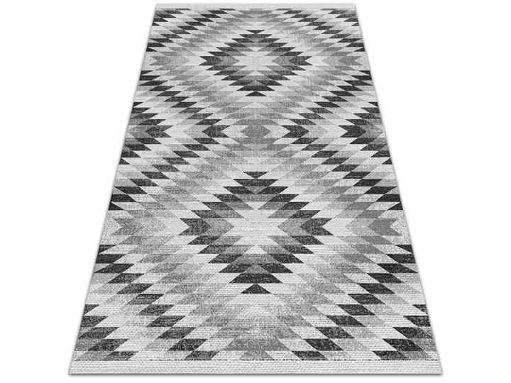 Modny dywan winylowy Szary geometryczny wzór 60x90 cm
