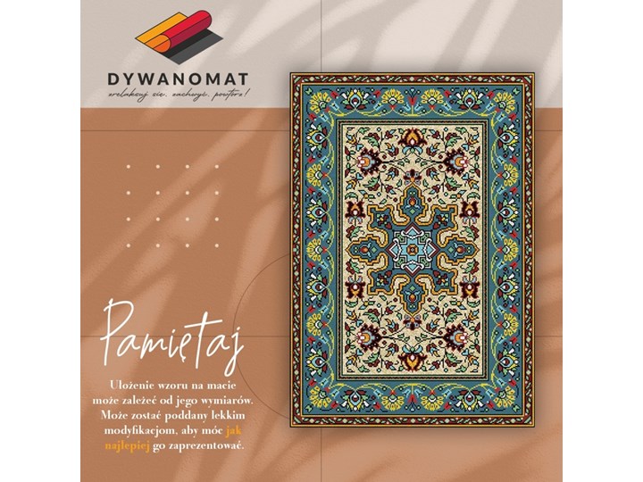 Dywan winylowy Kolorowe wzory geometryczne Dywany 80x120 cm 60x90 cm Kolor Wielokolorowy