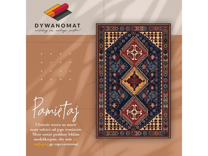 Dywan winylowy do wnętrza domu Krzyże Kategoria Dywany 60x90 cm Dywany 80x120 cm Kolor Czarny