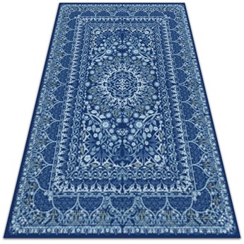 Modny dywan winylowy Niebieski antyczny styl 60x90 cm