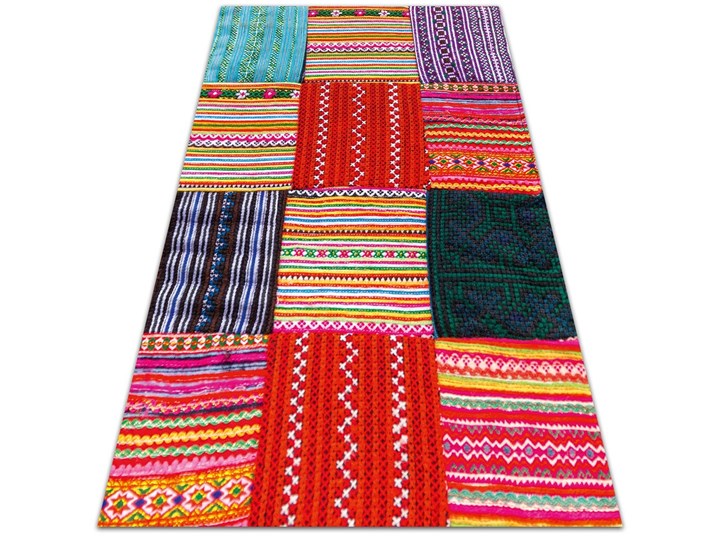 Dywan winylowy do domu Turecki patchwork Poliester Dywany Kategoria Dywany 80x120 cm 60x90 cm Syntetyk Kolor Czerwony