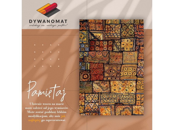 Dywan winylowy do domu Turecka mozaika Syntetyk 60x90 cm Dywany 80x120 cm Kategoria Dywany