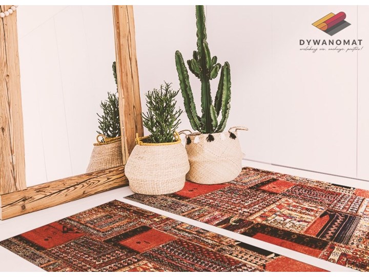 Modny dywan winylowy Patchwork abstrakcja Syntetyk 80x120 cm Dywany 60x90 cm Kategoria Dywany