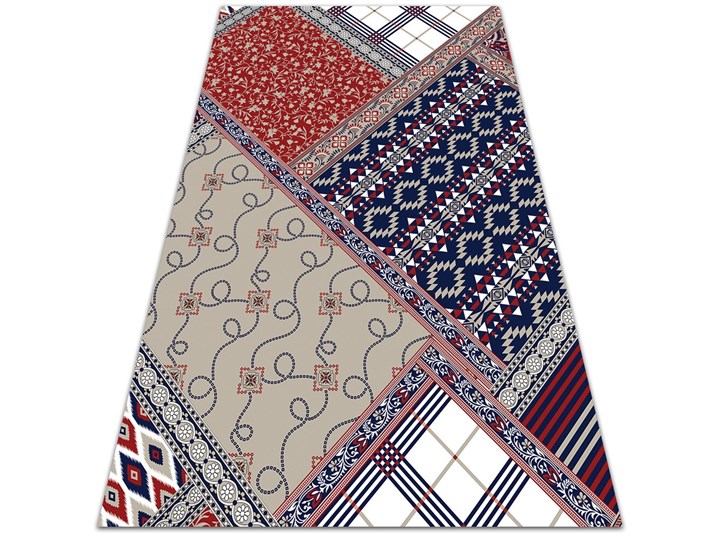 Modny dywan winylowy do domu Retro mix 80x120 cm Dywany 60x90 cm Poliester Syntetyk Kategoria Dywany