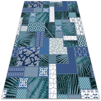 Modny dywan winylowy Tropikalny patchwork 60x90 cm