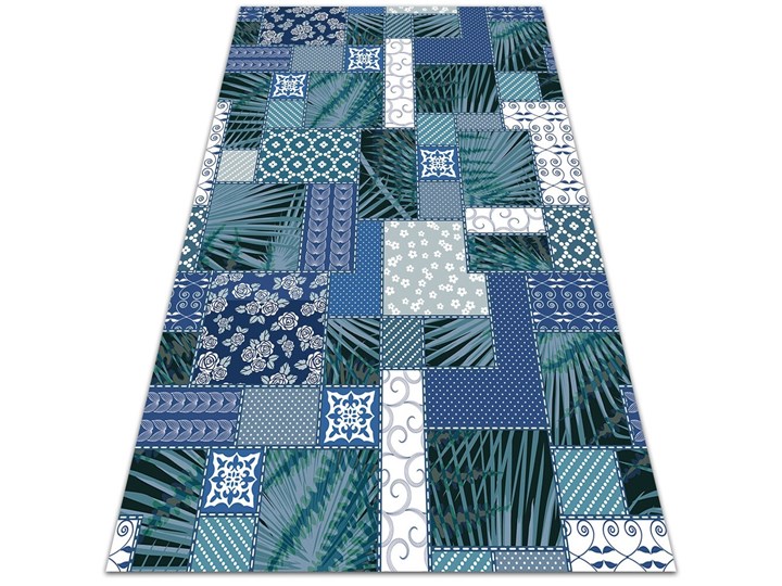 Modny dywan winylowy Tropikalny patchwork 60x90 cm
