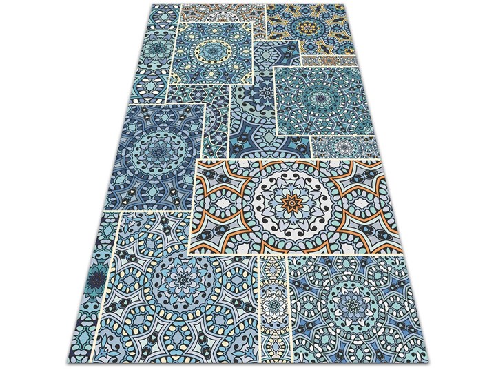 Dywan winylowy do domu Mandala patchwork 60x90 cm 80x120 cm Dywany Syntetyk Kategoria Dywany