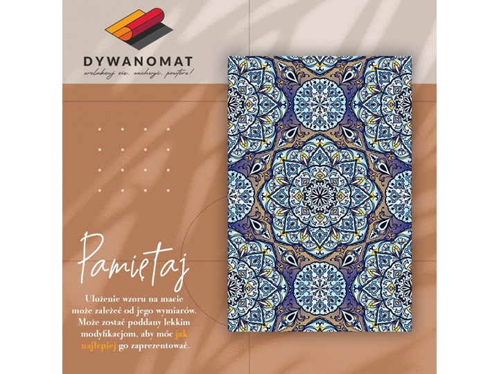 Winylowy dywan do domu Mandala 60x90 cm Prostokątny 80x120 cm Dywany Kategoria Dywany