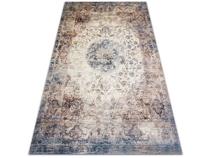 Modny uniwersalny dywan winylowy Perska geometria 80x120 cm Syntetyk Pomieszczenie Salon 60x90 cm Dywany Pomieszczenie Sypialnia