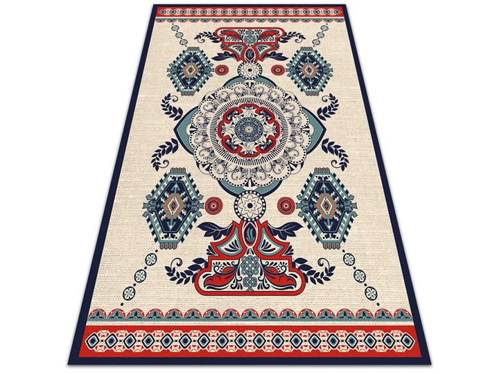 Modny winylowy dywan Hinduska geometria 60x90 cm