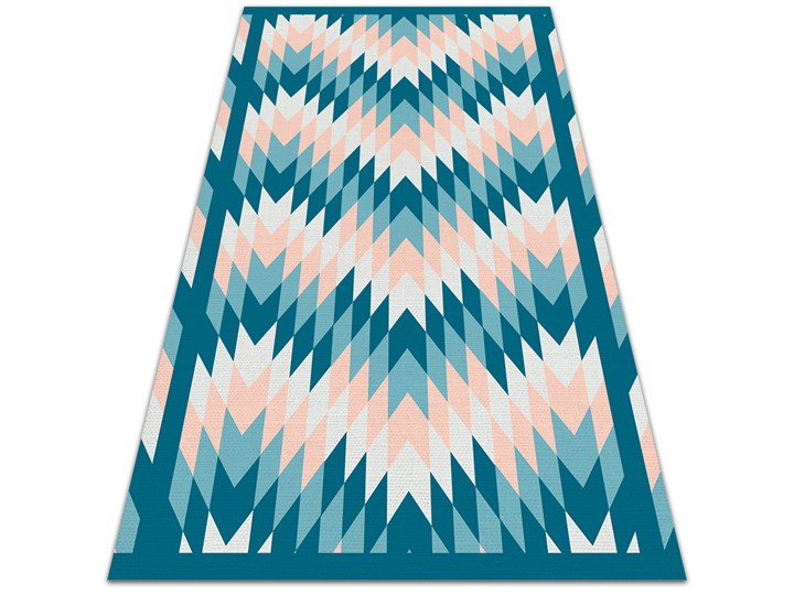 Modny dywan winylowy Geometryczna jodełka 60x90 cm