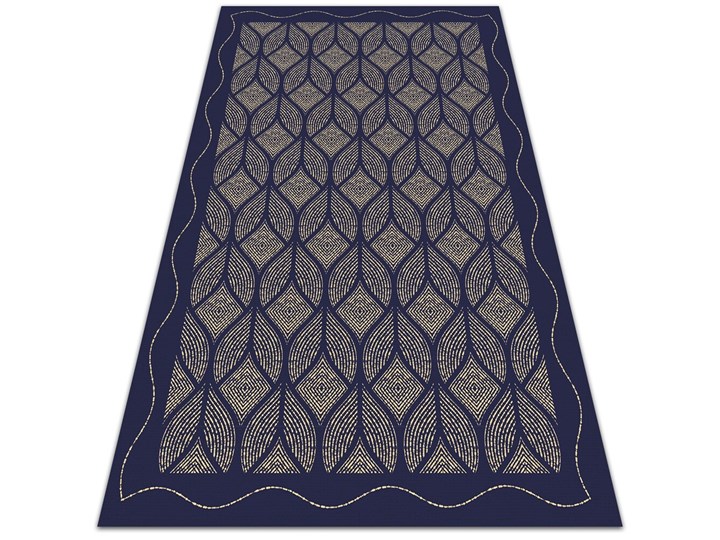 Modny winylowy dywan Geometryczny splot 60x90 cm