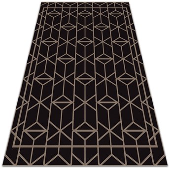 Modny winylowy dywan wewnętrzny Wzór retro 60x90 cm