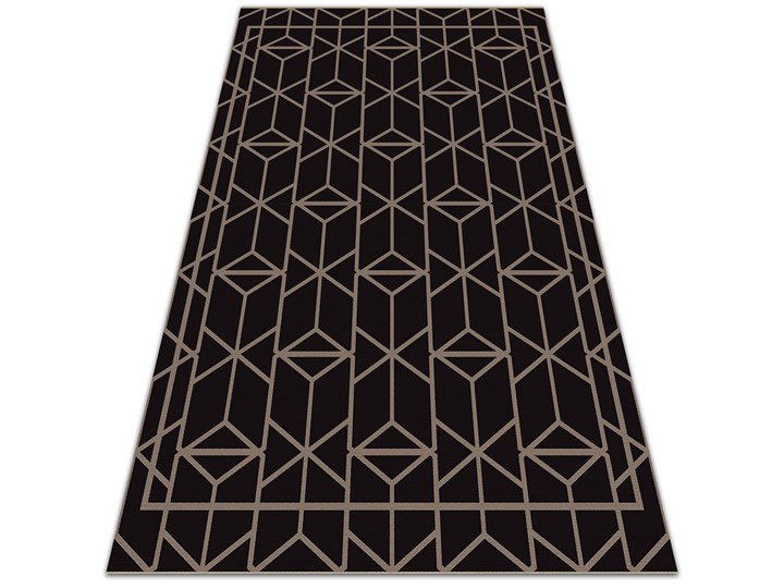 Modny winylowy dywan wewnętrzny Wzór retro 60x90 cm