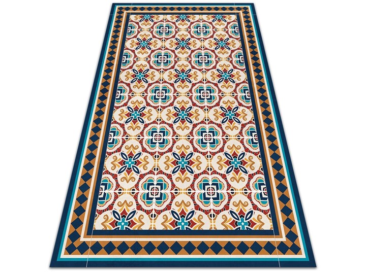 Uniwersalny dywan winylowy Kwiecista geometria 60x90 cm