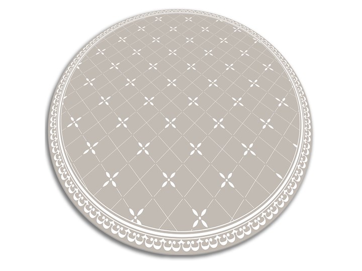 Modny winylowy dywan delikatne krzyżyki Poliester 90x90 cm 80x80 cm Dywany Syntetyk 50x50 cm 60x60 cm 70x70 cm 100x100 cm Kategoria Dywany Kolor Szary