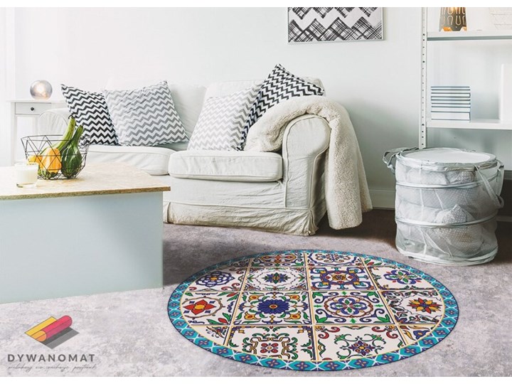 Uniwersalny dywan winylowy portugalskie kafelki 80x80 cm Dywany 100x100 cm 60x60 cm 90x90 cm Syntetyk Poliester 70x70 cm 50x50 cm Kategoria Dywany