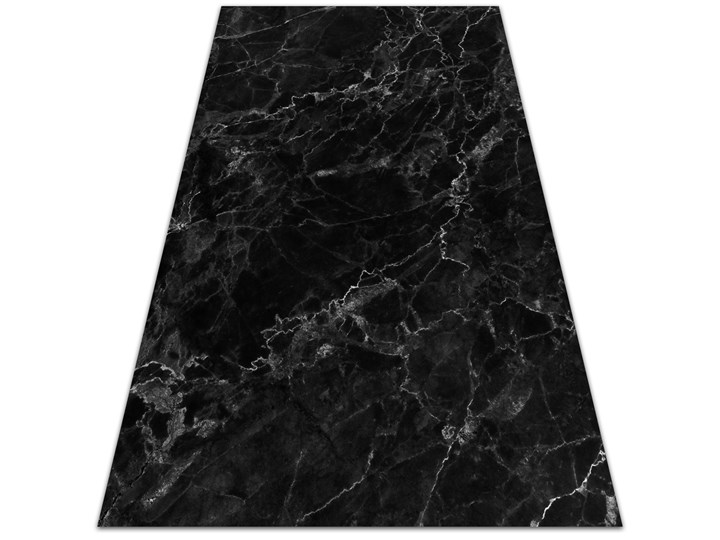 Wewnętrzny dywan winylowy Czarny marmur Poliester Dywany Syntetyk 80x120 cm 60x90 cm Kategoria Dywany