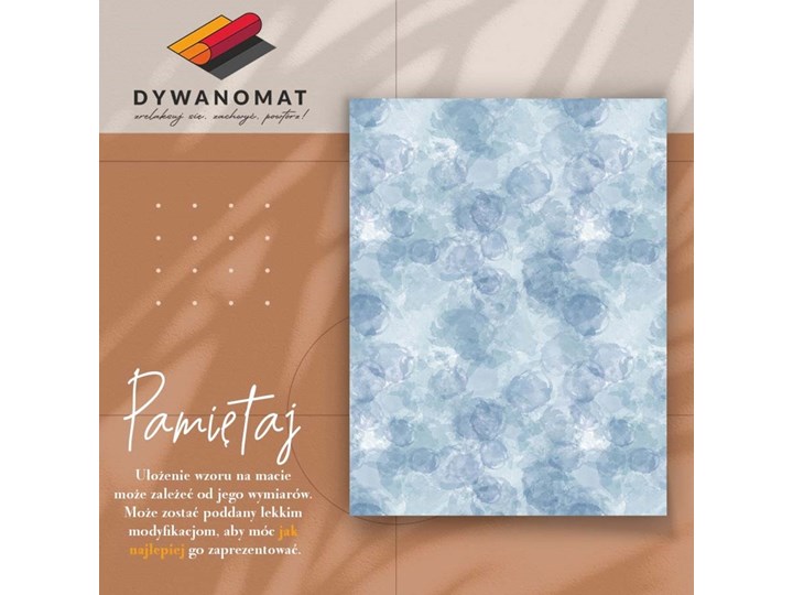 Modny uniwersalny dywan winylowy Akwarelowe plamy Syntetyk Dywany 80x120 cm 60x90 cm Kategoria Dywany