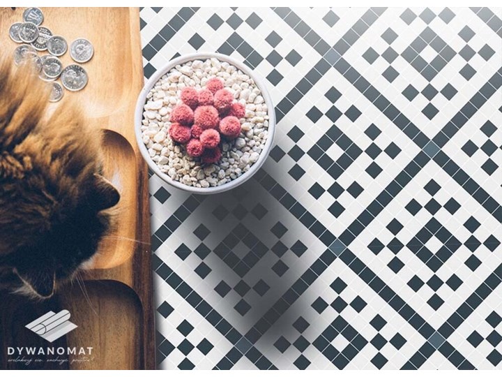 Modny winylowy dywan Geometryczne romby 80x120 cm Dywany 60x90 cm Kategoria Dywany