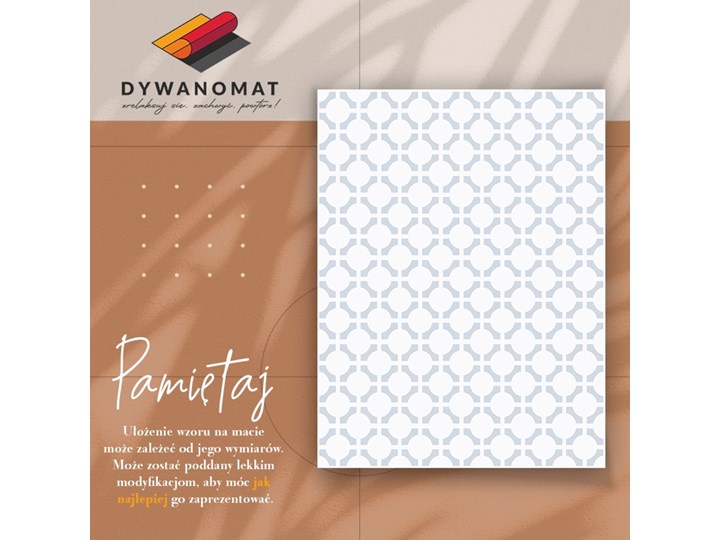 Dywan winylowy do domu Geometryczne koła Kategoria Dywany 60x90 cm 80x120 cm Syntetyk Dywany Poliester Kolor Biały