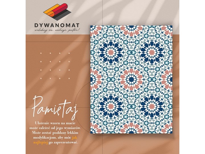 Modny dywan winylowy Marokańska geometria Dywany 60x90 cm Kategoria Dywany 80x120 cm Kolor