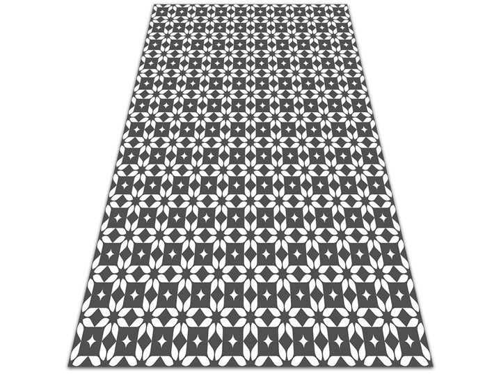 Dywan winylowy do domu Gotyckie gwiazdki Kategoria Dywany Poliester Syntetyk 60x90 cm Dywany 80x120 cm Kolor Szary