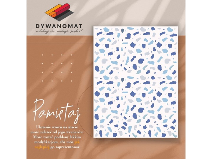 Uniwersalny dywan winylowy Abstrakcyjne ciapki Syntetyk 60x90 cm Dywany 80x120 cm Kategoria Dywany